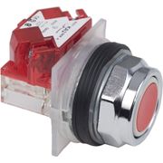 Botão Redondo Vermelho 30mm 600V 1NF Impulso 9001KR1RH6 Schneider