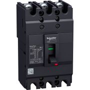 Disjuntor Caixa Moldada Tripolar Termomagnético Fixo 240VCA 25A 25KA EZC100N3025 Schneider