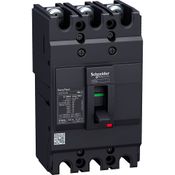 Disjuntor Caixa Moldada Tripolar Termomagnético Fixo 550VCA 40A 25KA EZC100N3040 Schneider
