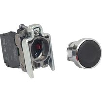Botão De Pressão preto XB4BA25 Schneider