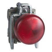 Sinaleiro Redondo Metálico Vermelho 22,0 Mm 230 V Led XB4BVM4 Schneider