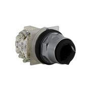 Comutador Knob Curto 2 Posições Metálico Preto 30mm 1NA+1NF 9001KS11BH13 Schneider