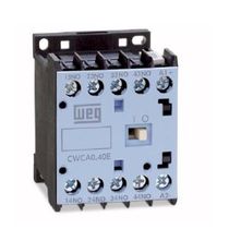 Contator Auxiliar 24VCC 4NA 10A Parafuso Cwca0 Cwca04000C03S Weg
