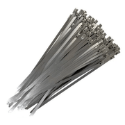 Abraçadeira Para Fios e Cabos Fechamento Esfera Aço Inox Aisi 316 152 mm 7,9 X 521 mm Pesada Mbt 10112527 Hellermann