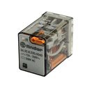 Rele-Plug-in-Faston-230VCC-10A-Finder--Imagem-ampliada-do-produto-exibindo-a-parte-traseira-com-as-informacoes-tecnicas