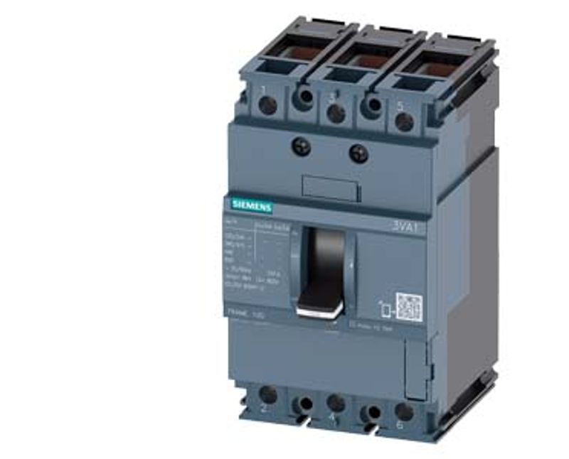 共存 Disjuntor Caixa Moldada Tripolar Térmico/Magnético Fixos 380VCA