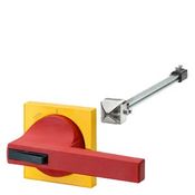 Manopla Rotativo Vermelho E Amarelo para Disjuntor 8UC73243BB44 Siemens