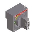 Manopla Rotativa Haste Variavel P/Disj Tmax T - Abb Automação