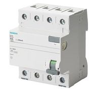 Disjuntor Diferencial Residual Tetrapolar 400V 25A 300Ma 5SV46420 Siemens