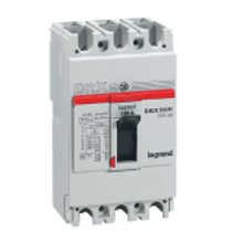 Disjuntor Caixa Moldada Tripolar Térmico/Magnético Fixos 400VCA 60A 10KA Drx 27006 Legrand