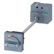Manopla Rotativo Cinza Eixo 300Mm Para Disjuntor 3Va1 100/160 3Va915* 3VA91570FK21 Siemens