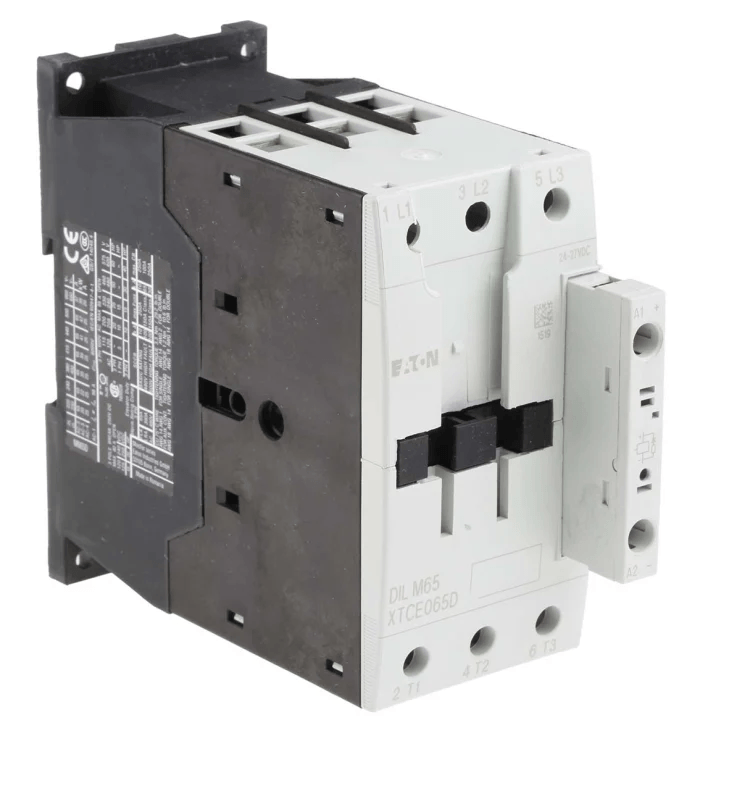 Contator Tripolar 65A 24-27VCC DILM65RDC24 Eaton - Dimensional