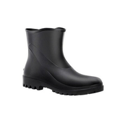 Bota Impermeável PVC Preta C/Ext Ct Sem Forro Sem Bico 82BPE600SFACQUAFLEX Tamanho 38 CA 34798 Bracol