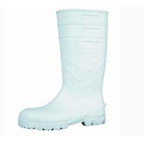 Bota Profissional PVC Branca Cano Longo Com Forro Sem Bico 85BPL600 Tamanho 43 CA 37455 Bracol