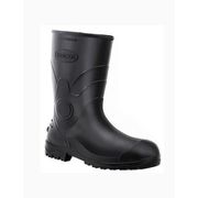 Bota Prof PVC Preta Cano Longo Sem Forro Sem Bico 85BPL600SFACQUALEV Tamanho 42 CA 37455 Bracol