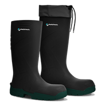 Bota Prof Poliuretano Preta Cano Longo Com Forro Bico De Composite 37 91Bpul100Pl - BRACOL