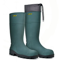 Bota Impermeável Poliuretano Verde Bidensidade Antiper Cano Longo Bico De Composite 91FPUL102 Tamanho 43 Bracol CA 37992 Bracol