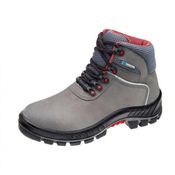Bota De Segurança Nobuck Cadarço Bidensidade Bico De Plástico Cinza 75BPR29MSCBP Tamanho 43 CA 41370 Marluvas