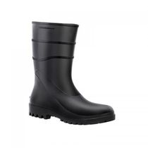 Bota Profissional PVC Preta Cano Curto Com Forro Sem Bico 82BPC600 Tamanho 34 CA 37456 Bracol