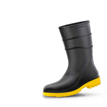 Bota PVC Preta E Amarela Cano Curto Tamanho 38 82Bpc600Acquaflex CA 37456 Bracol