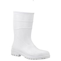 Bota Profissional PVC Branca Cano Curto Sem Forro Sem Bico 82BPC600SF Tamanho 37 CA 37456 Bracol