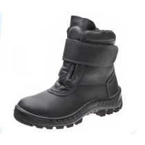 Coturno Preta Bico De Aço Velcro 60C32ESCA Tamanho 35 CA 12590 Marluvas