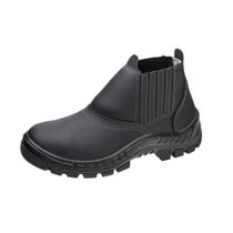 Bota Microfibra Elástico Poliuretano Borracha Nitrílica Bico De Plástico Preta 65B19BP Tamanho 40 CA 36114 Marluvas