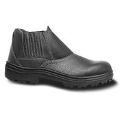 Bota Couro Preta Nitrilica Bico De Aço Elástico 6034HESB2404RB Tamanho 41 CA 28953 Bracol