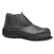 Bota Couro Preta Nitrilica Bico De Aço Elástico 6034HESB2404RB Tamanho 43 CA 28953 Bracol
