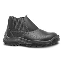 Calçado Segurança Botina Elástico Poliuretano Bidensidade Plástico Preto 43 - 4090HESB4600LG - FUJIWARA
