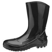 Bota Profissional PVC Preta Cano Médio Com Forro Sem Bico 110VFLEXFPR Tamanho 44 CA 42291 Marluvas