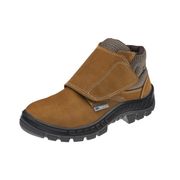 Bota De Segurança Nobuck Velcro Bidensidade Bico De Plástico Marrom 50B26CBVELBP Tamanho 43 CA 43273 Marluvas