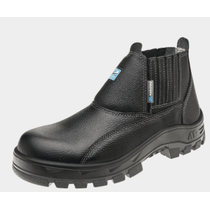 Botina Vaqueta Velcro Biqueira Composite Preta 40 50B22Velcpappad Marluvas