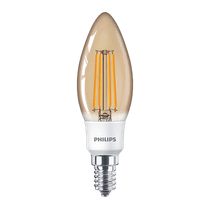 Lâmpada LED B35 E14/E27 2000K Luz Amarela Bivolt 2,7W Vintage Ledvela2,7Wm* LEDVELA2,7WMVQ Philips