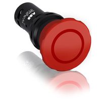 Botão Cogumelo 40mm Vermelho 22mm 2NF Retenção Emergência CE4P10R02 ABB