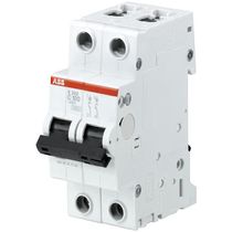 Disjuntor Mini Bipolar 100A 400/440VCA C 10KA S200 S202C100 Abb