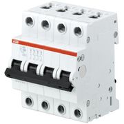 Disjuntor Mini Tetrapolar 100A 230/400VCA Curva C 6KA S204C100 ABB