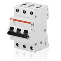 Disjuntor Mini Tripolar 63A 400/440VCA D 10KA S200 S203D63 Abb