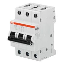Disjuntor Mini Tripolar 25A 400VCA Curva D 6KA S203D25 ABB