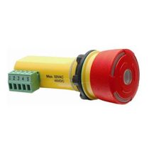 Botão Comando Iluminado Redondo Amarela/Vermelha 22MM 24VCC 2NF 2Tla030054R0100 Cp Abb