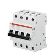 Disjuntor Mini Tetrapolar 25A 440V Curva B S204MB25 ABB