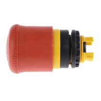 Frontal Botão Comando Cogumelo Vermelho 22 Mm M22-PVT 263467 - EATON / MOELLER