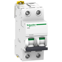 Disjuntor Mini Bipolar 32A 440VCA K 15KA Acti9 A9F95232 Schneider