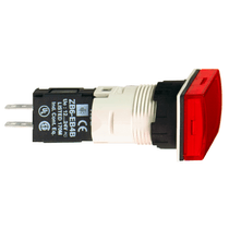 Sinaleiro Ret Plast Vermelho 16Mm 12-24V Led XB6DV4BB Schneider