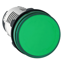 Sinaleiro Red Plast Verde 22Mm 24V Led XB7EV03BP Schneider