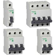Disjuntor Mini Tripolar 10A 400VCA Curva C 6KA EZ9F56310 Schneider
