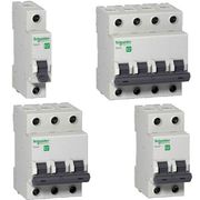 Disjuntor Mini Tripolar 10A 400VCA Curva C 6KA EZ9F56310 Schneider