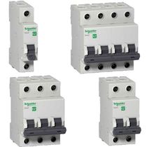 Disjuntor Mini Tripolar 10A 400VCA C 6KA Easy9 Ez9F56310 Schneider