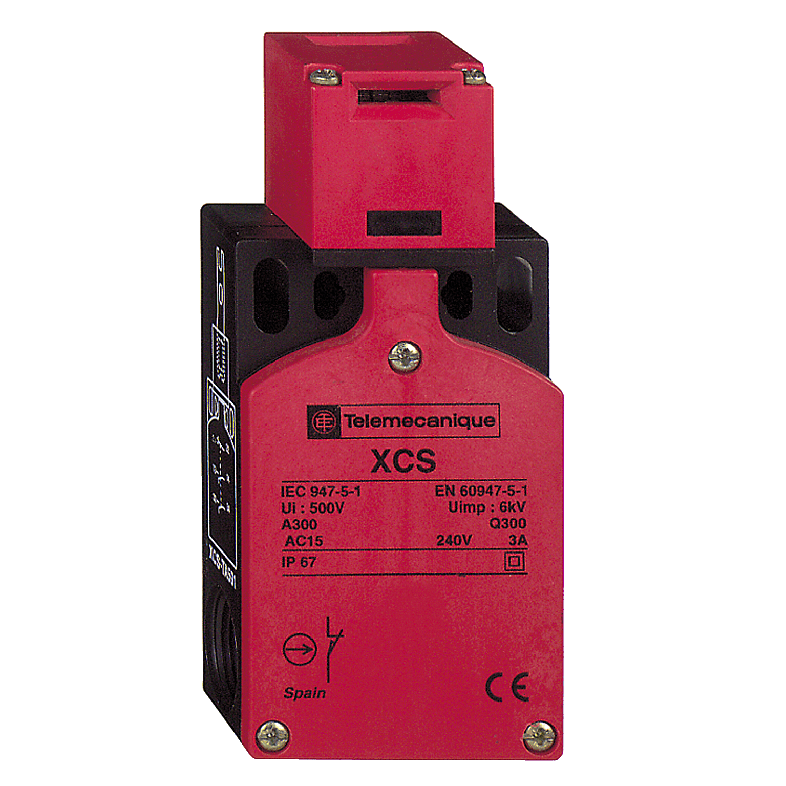 Chave Fim Curso 1NA+2NF XCSTA791 Schneider - Dimensional