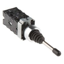 Manipulador Comando 4Pos Com Ret Cromado 22mm 1NA XD2PA24 Schneider